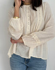Blusa Greta - ecrù - vista 1