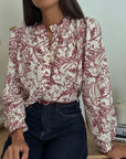 Blusa Giulia Bordeaux