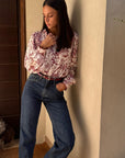 Blusa Giulia Bordeaux