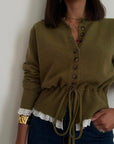CARDIGAN MARLEY VERDE OLIVA