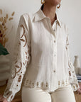 Camicia Adèle Avorio