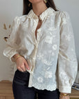 Camicia Fleur Blanche