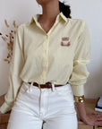 Camicia Teddy Gialla