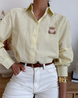 Camicia Teddy Gialla