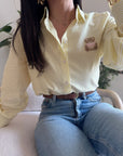 Camicia Teddy Gialla