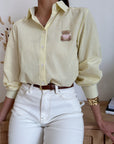 Camicia Teddy Gialla