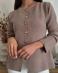 Cardigan Solaire Tortora