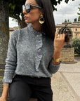 Cardigan Elodie Grigio