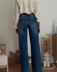 JEANS WIDE DENIM SCURO