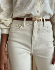 Jeans Ginevra Beige Chiaro