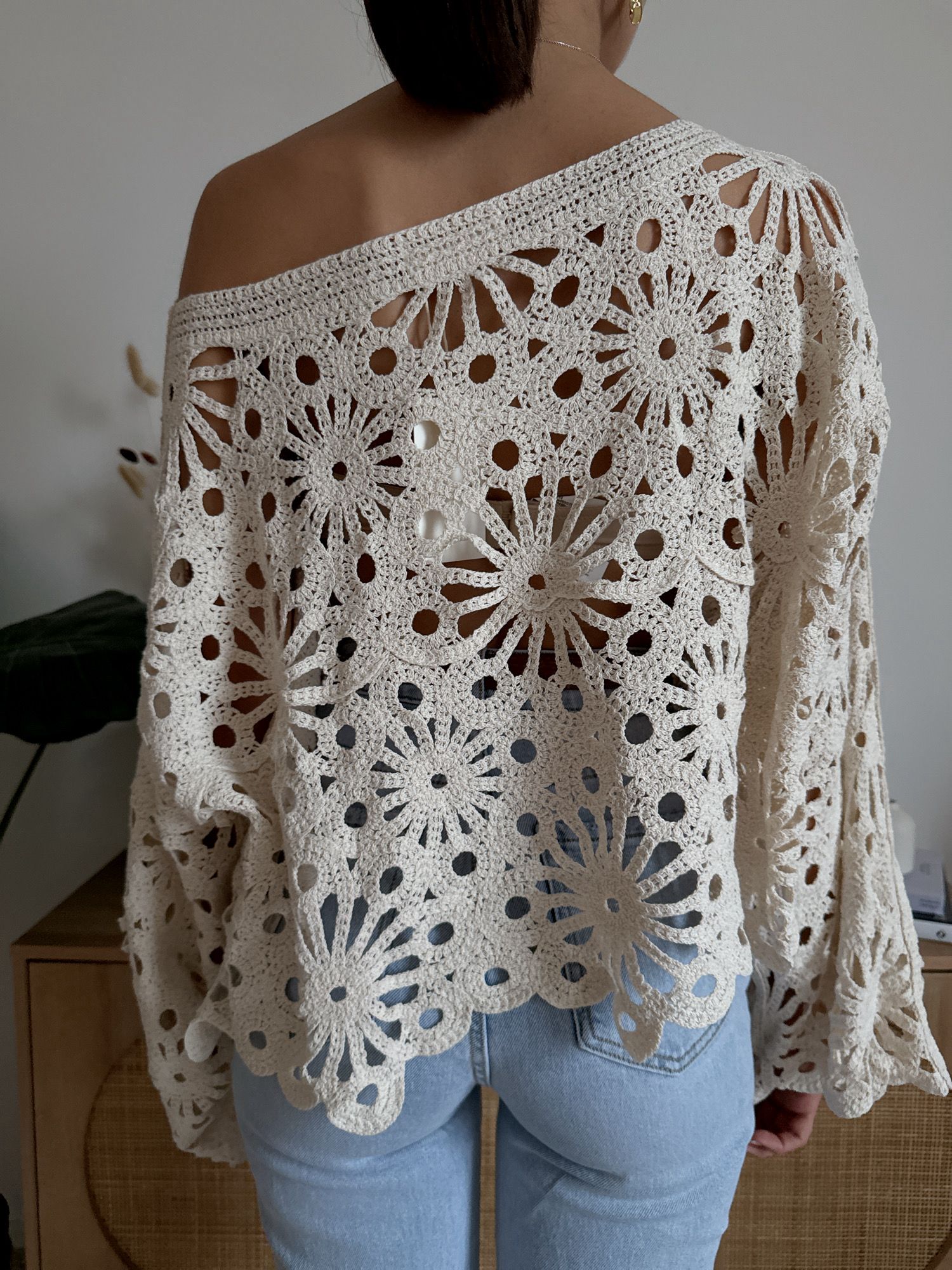 Maglia Crochet Traforata