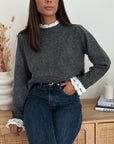 Pull Nolianne Grigio