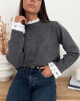 Pull Nolianne Grigio