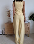 Pantalone Solea Giallo Pastello