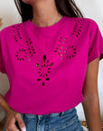 T-SHIRT ARIEL MAGENTA