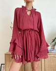 Vestito Isabella Terracotta
