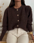 Cardigan Sole Cacao