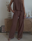 Pantalone Zoe Cacao
