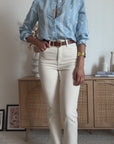 Jeans Ginevra Beige Chiaro