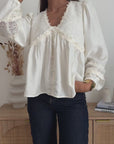 Blusa Aurora Ecrù