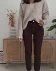 Jeans Ginevra Marrone CAPO IN PRE ORDINE * IN RIASSORTIMENTO