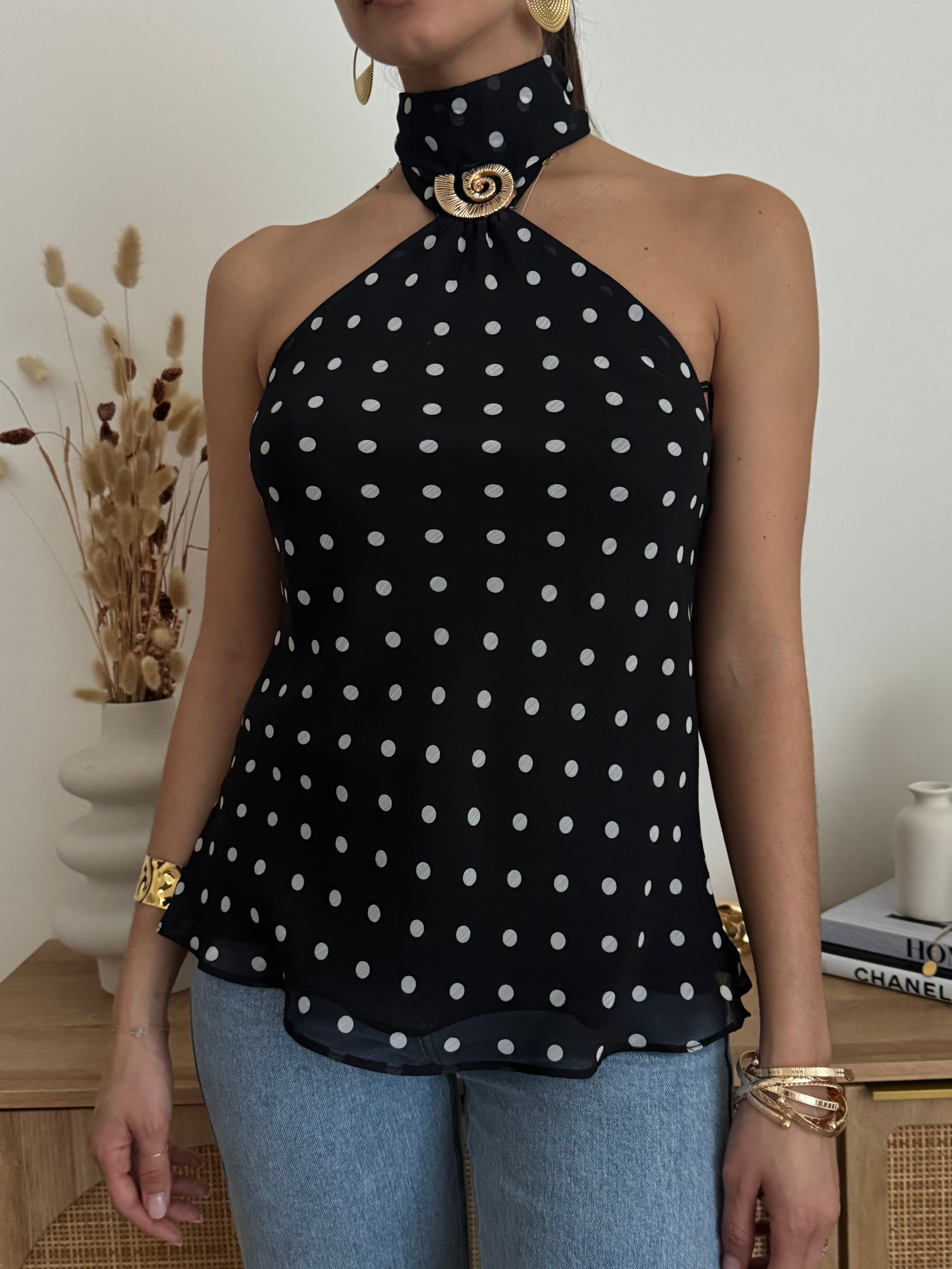 Top Shell Pois Nero