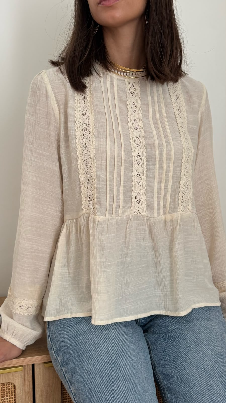 Blusa Greta - ecrù - vista 4