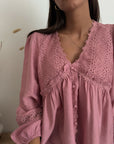 Blusa Aurora Rosa Cipria