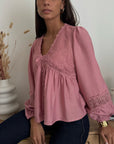 Blusa Aurora Rosa Cipria