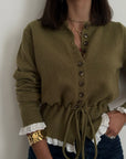 CARDIGAN MARLEY VERDE OLIVA