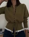 CARDIGAN MARLEY VERDE OLIVA