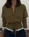 CARDIGAN MARLEY VERDE OLIVA