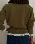 CARDIGAN MARLEY VERDE OLIVA