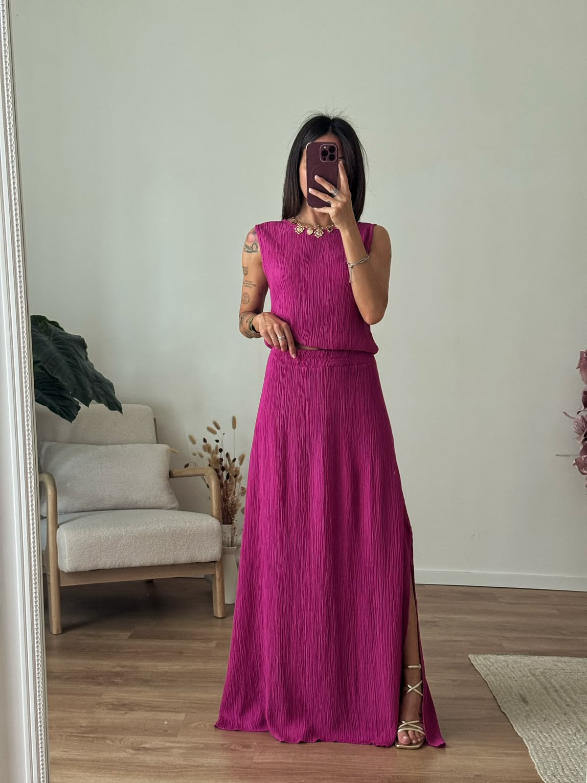 COORDINATO MEGAN MAGENTA