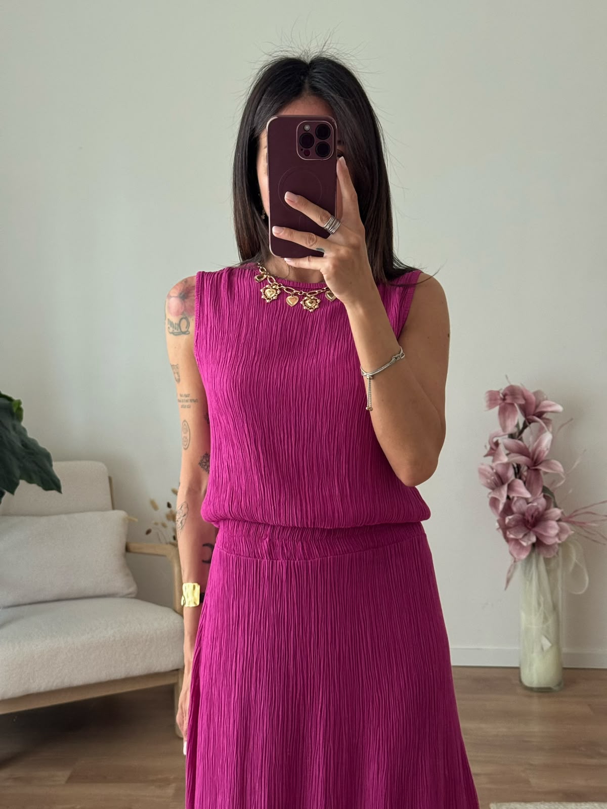 COORDINATO MEGAN MAGENTA