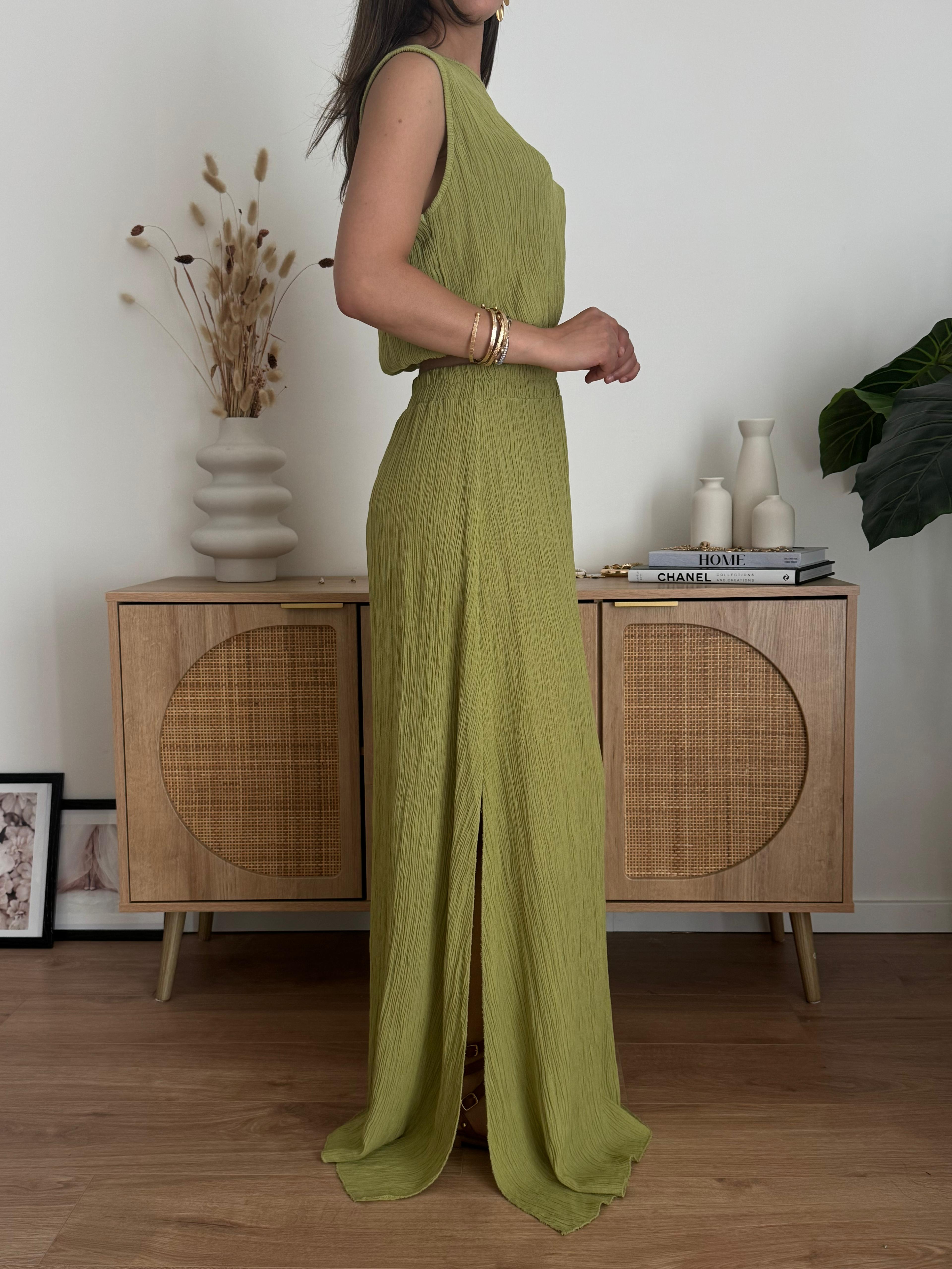 COORDINATO MEGAN VERDE OLIVA