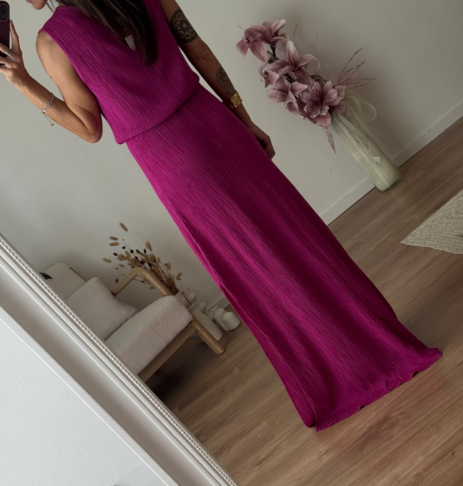 COORDINATO MEGAN MAGENTA