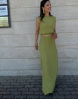 COORDINATO MEGAN VERDE OLIVA