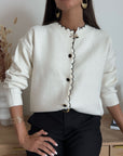 Cardigan Anaiis Ecrù * CAPO IN PRE ORDINE*