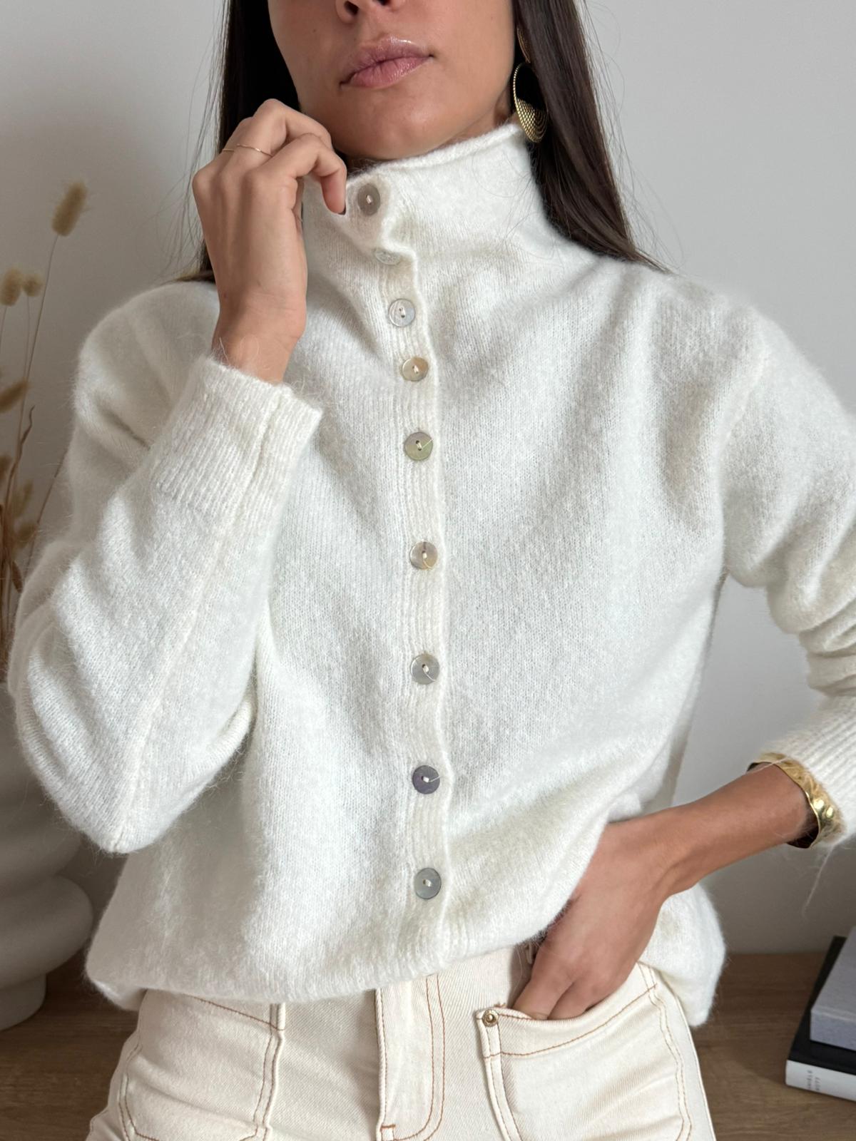 Cardigan Clara Ecrù
