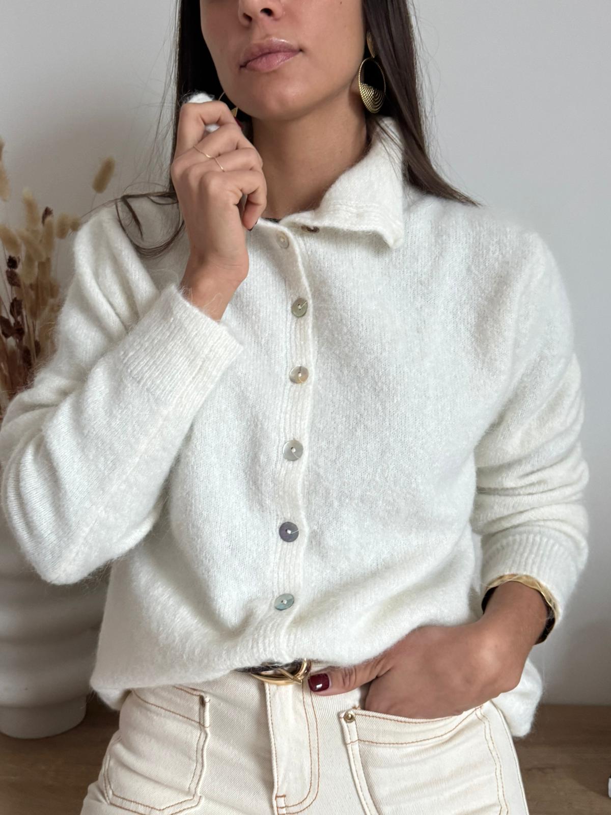 Cardigan Clara Ecrù