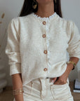 Cardigan Sèraphine Beige Chiaro