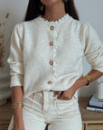 Cardigan Sèraphine Beige Chiaro