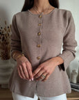 Cardigan Solaire Tortora