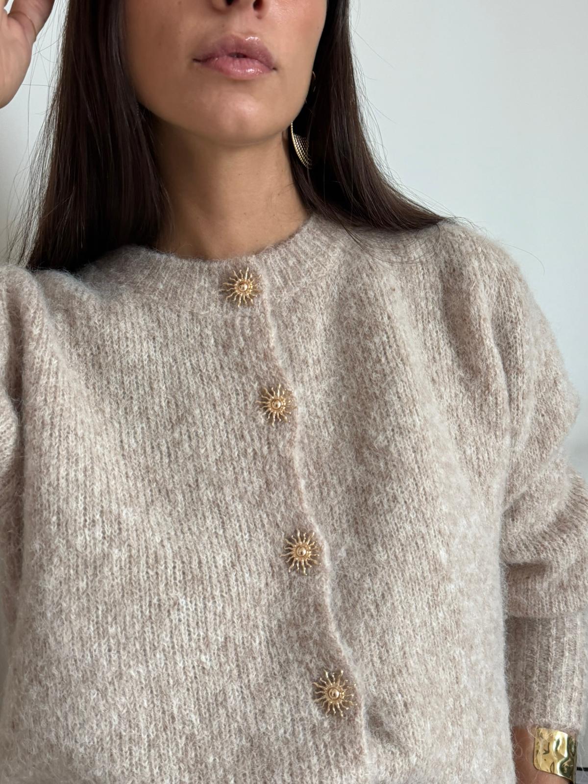 Cardigan Sole Tortora