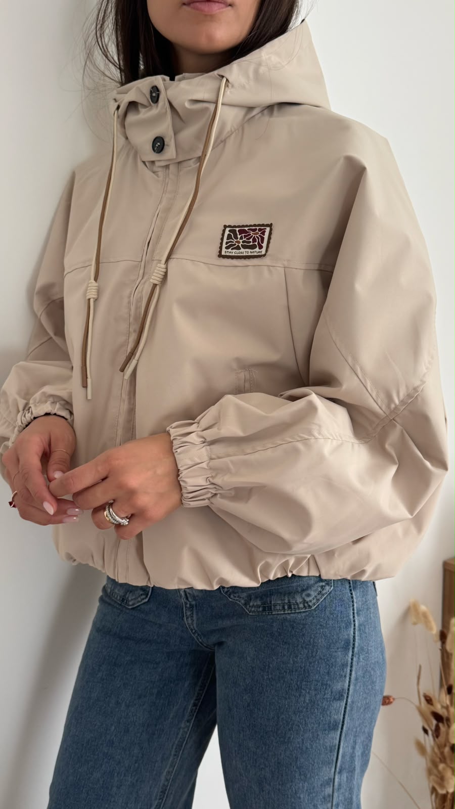 Giacca a Vento Yoan - beige sabbia - vista 3