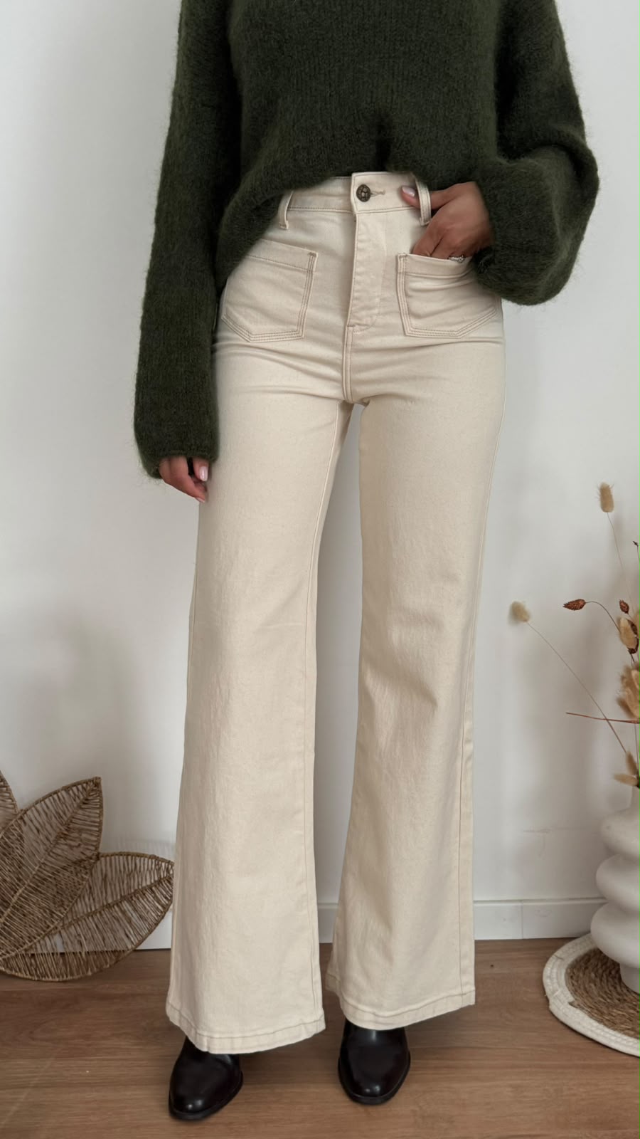 Jeans Liorè - beige - vista 2