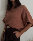 MAGLIA CÈLINE TERRACOTTA