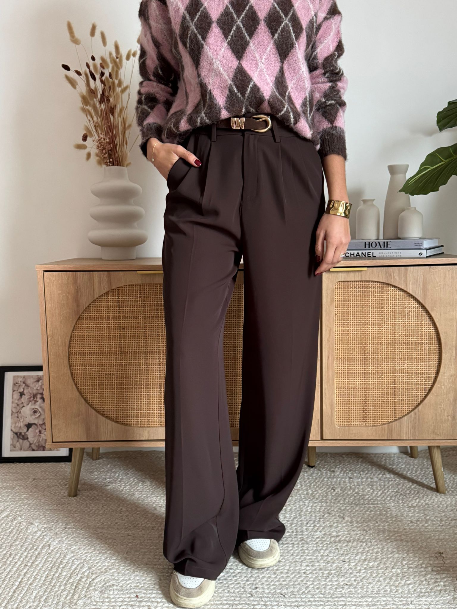 Pantalone Palazzo Marrone