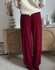 Pantalone Palazzo Rosso Bordeaux